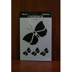 Szablon 20x15cm, D-262 Cadence, motyle